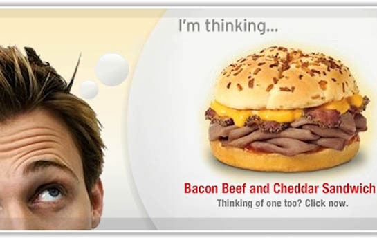 Arby's Interactive Web Media experience special effects
